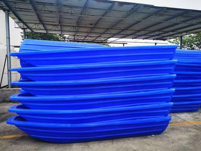 塑料船4米環(huán)保清潔船 活水倉塑膠漁船 牛筋釣魚船 休閑垂釣pe船