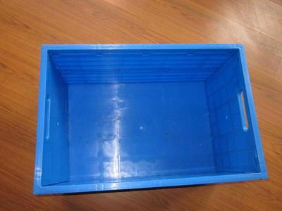 上海大型塑料折疊箱上海藍(lán)色可疊塑膠箱浙江_塑料橡膠機(jī)械欄目